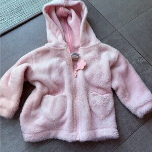 Florence Eiseman Soft Pink Fleece Jacket 18 months